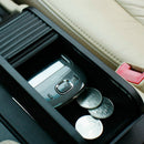 Universal Armrest Box Car Center Console Storage Case Container PU Leather