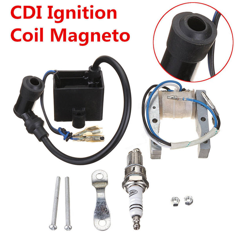 1 Set CDI Ignition Coil Magneto 49-80cc 2-Stroke Engine Motorized Bike Parts