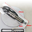 2X Universal Super Bright Amber LED Fork Turn Signal Lights Strip For Motorcycle