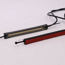 2X Universal Super Bright Amber LED Fork Turn Signal Lights Strip For Motorcycle
