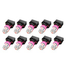 10x New Best Pink LED Bulbs for Instrument Gauge Cluster Dash+10x Sockets
