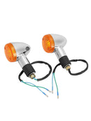 2* Bullet Motorcycle Turn Signal Light Indicators Blinkers Amber Yellow Useful