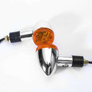 2* Bullet Motorcycle Turn Signal Light Indicators Blinkers Amber Yellow Useful