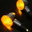 2* Bullet Motorcycle Turn Signal Light Indicators Blinkers Amber Yellow Useful