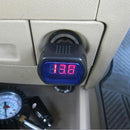 1x 12V-24V LED Digital Voltmeter Auto Car Battery Voltage Gauge Hot