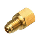2x Refrigerant Tank Adapter 1/2'' ACME Female x 1/4'' Male Flare Fitting Hot