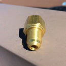 2x Refrigerant Tank Adapter 1/2'' ACME Female x 1/4'' Male Flare Fitting Hot