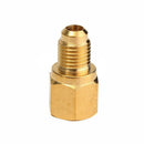 2x Refrigerant Tank Adapter 1/2'' ACME Female x 1/4'' Male Flare Fitting Hot