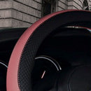 Simple 38CM Leather Anti-Slip For Car Steering Wheel Cover Durable