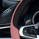 Simple 38CM Leather Anti-Slip For Car Steering Wheel Cover Durable