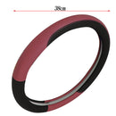 Simple 38CM Leather Anti-Slip For Car Steering Wheel Cover Durable