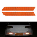 2x Reflective Warning Strip Tape Car Bumper Reflector Decals Stickers Simple Use