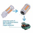 2 x 3157 5730 33LED Amber Car Tail Backup Reverse Turn Signal Light Lamps New