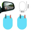 4x Car Anti Fog Rainproof Rearview Mirror Window Protective Film Easy Useful