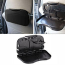Foldable Car Back Seat Drink Cup Holder Bottle Stand Food Dining Tray Table Pad