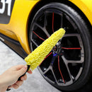 2x Sponge Scrub Universal Portable Simple Cleaning Tool Tyre Brush Easy To Use