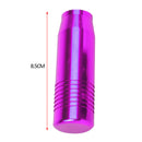 1x New Purple Aluminum Alloy Gear Shift Knob for Car+3 Pcs Thread Sleeves Hot