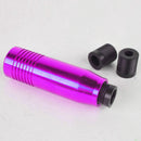 1x New Purple Aluminum Alloy Gear Shift Knob for Car+3 Pcs Thread Sleeves Hot
