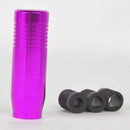 1x New Purple Aluminum Alloy Gear Shift Knob for Car+3 Pcs Thread Sleeves Hot