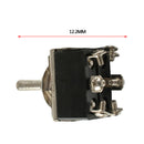 2pcs 20A 125V Car Boat Heavy Duty Toggle Switch DPDT On-Off-On Switch 6 Termina