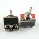 2pcs 20A 125V Car Boat Heavy Duty Toggle Switch DPDT On-Off-On Switch 6 Termina