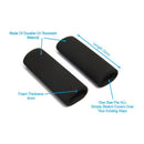 2x Motorcycle 12mm Universal Anti-slip Handlebar Hand Grips Sponge Cover Bike