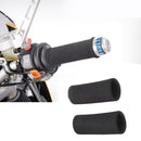 2*Motorcycle 12mm Universal Anti-slip Handlebar Hand Grips Sponge Cover New Hot