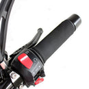 2x Motorcycle 12mm Universal Anti-slip Handlebar Hand Grips Sponge Cover Bike
