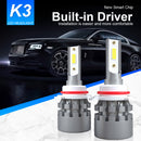 1 Pair Best Sale Car LED Headlight Kit For 9006 HB4 Headlights