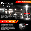 2x RGB H8 H9 H11 Car LED Headlight Driving Fog Bulbs Ballast Kit