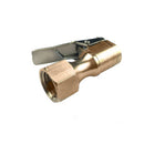 2 * Brass Car Tire Inflator Valve Stem Connector Air Chuck Lock Durable Hot