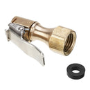 2 * Brass Car Tire Inflator Valve Stem Connector Air Chuck Lock Durable Hot