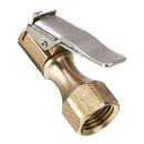 2 * Brass Car Tire Inflator Valve Stem Connector Air Chuck Lock Durable Hot