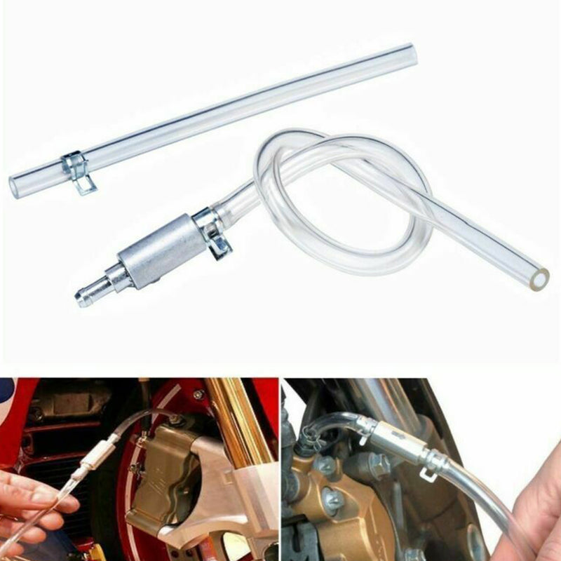 1* Car Motorcycle Hydraulic Brake Clutch Fluid Bleeder Bleeding Hose Tool Best