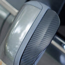 4X Car Carbon Fiber Rearview Mirror Rainboard Waterproof Cover Keep Clean