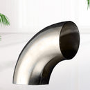 Stainless Steel 90 Degree Bend Pipe Elbow Tube Exhaust Piping Best Fit Car