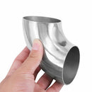 Excellent 2 Inch 201 Stainless Steel 90 Degree Bend 1 x  Elbow Exhaust Pipe Hot