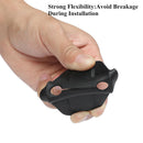 Black 6pcs Car Door Lock Decor Trim Cover For Jeep Wrangler High Quality