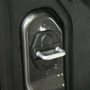Black 6pcs Car Door Lock Decor Trim Cover For Jeep Wrangler High Quality