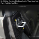 Black 6pcs Car Door Lock Decor Trim Cover For Jeep Wrangler High Quality