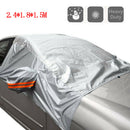 1x Car Snow Shield Cover Sun Rain Dust Frost Protector Half Cover Easy Use Hot