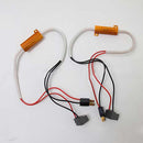 2 PCS New Fit For H7 LED Headlight Warning Resistors Decoder Anti Flicker