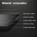 1x  New Carbon Fiber Storage Box Decor Cover For Ford Mustang 2015-2019