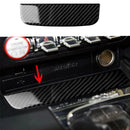 1x  New Carbon Fiber Storage Box Decor Cover For Ford Mustang 2015-2019