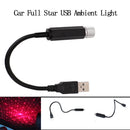 1x Best For USB Car Atmosphere Lamp Interior Light Projector