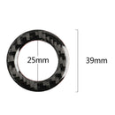 Simple Use Carbon Fiber Engine Start Stop Button Ring Cover For Infiniti Q50 Q60