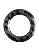 Simple Use Carbon Fiber Engine Start Stop Button Ring Cover For Infiniti Q50 Q60