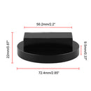 1 x Jack Pad Adapter Billet Anodized Black Aluminum Floor For BMW New