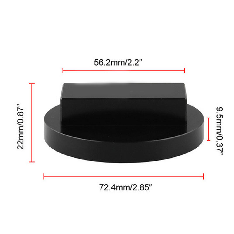 1 x Jack Pad Adapter Billet Anodized Black Aluminum Floor For BMW New