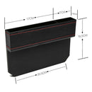 1PC Car Seat Storage Box&Console Side Pocket Coin Phone Organizer Cup Holder